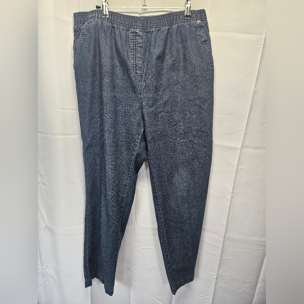 Breckenridge Dark Blue Comfort Pocketed Jeans Sz 12